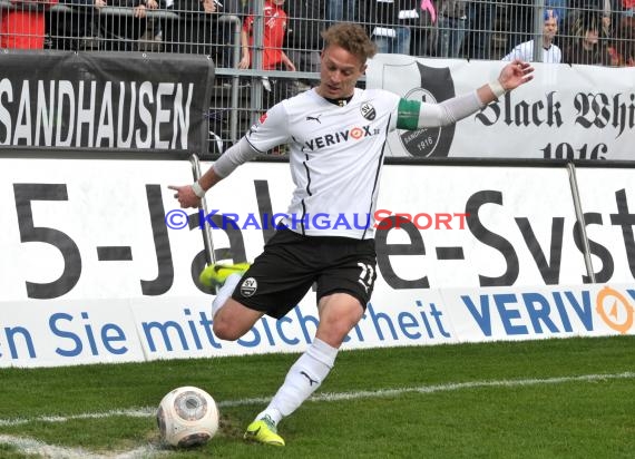 2. Bundesliga SV Sandhausen - TSV 1860 München Hardtwaldstadion Sandhausen 01.03.2014 (© Kraichgausport / Loerz)